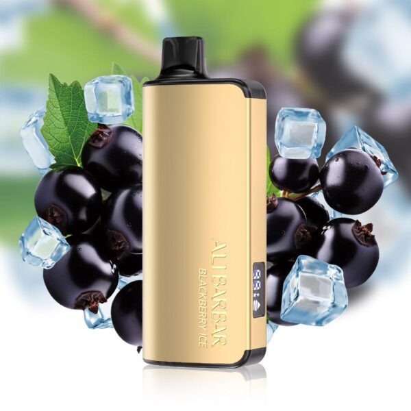 Alibarbar Ingot 9000 Puffs Blackberry Ice luxury gold bar disposable vape device