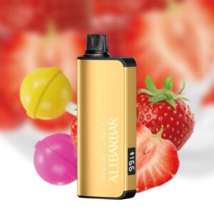 alibarbar-ingot-9000-chupa-chups-strawberry-australian-stock Alibarbar Ingot 9000 Puffs Chupa Chups Strawberry luxury gold bar disposable vape device