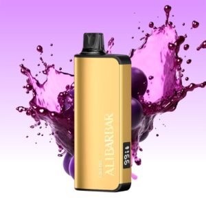 Alibarbar Ingot 9000 Puffs Ribena blackcurrant luxury gold disposable vape device wholesale box