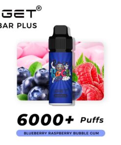 iGET BAR PLUS VAPE 6000 PUFF – BLUEBERRY RASPBERRY BUBBLEGUM - Online Vape Store Australia