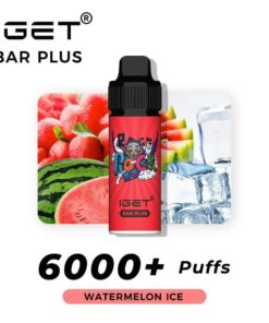 iGET BAR PLUS VAPE 6000 PUFF – WATERMELON ICE - Online Vape Store Australia