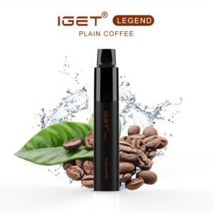 iGET Legend 4000 Puffs Plain Coffee rich roasted bean draw-activated disposable vape