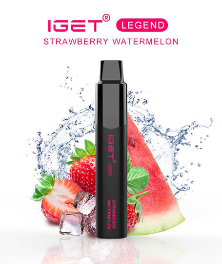 • iGET Legend 4000 Puffs Strawberry Watermelon premium disposable vape device